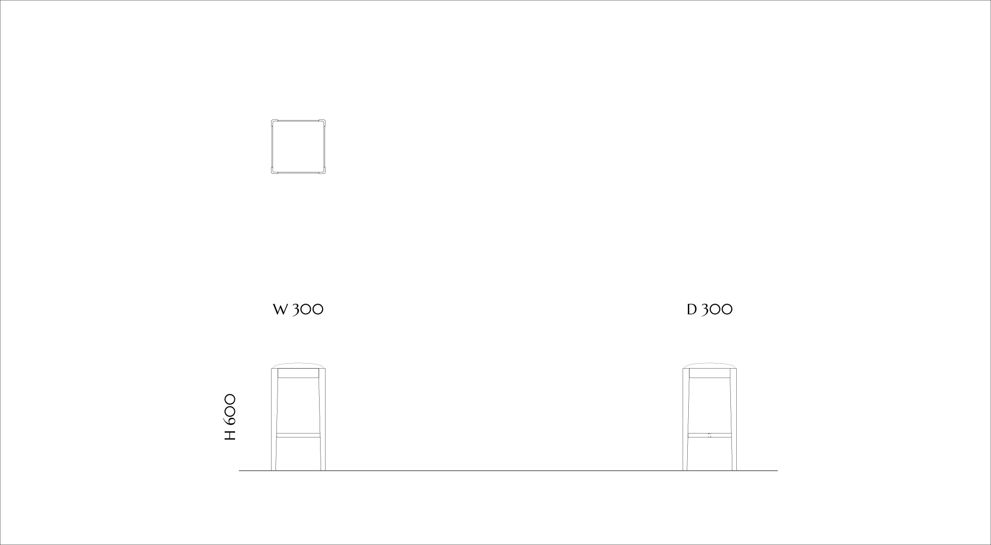High Stool STL-021A-H