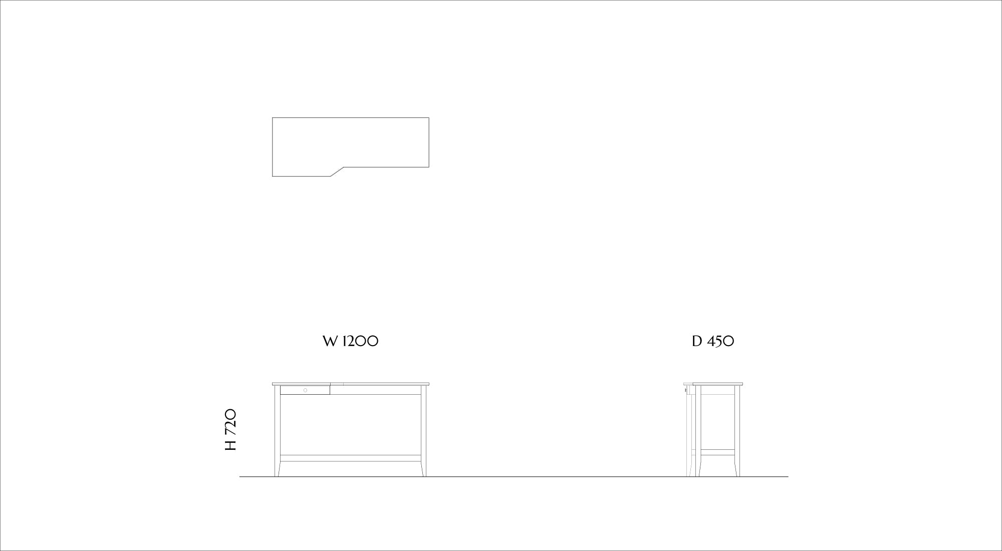 Writing Desk WDK-01B