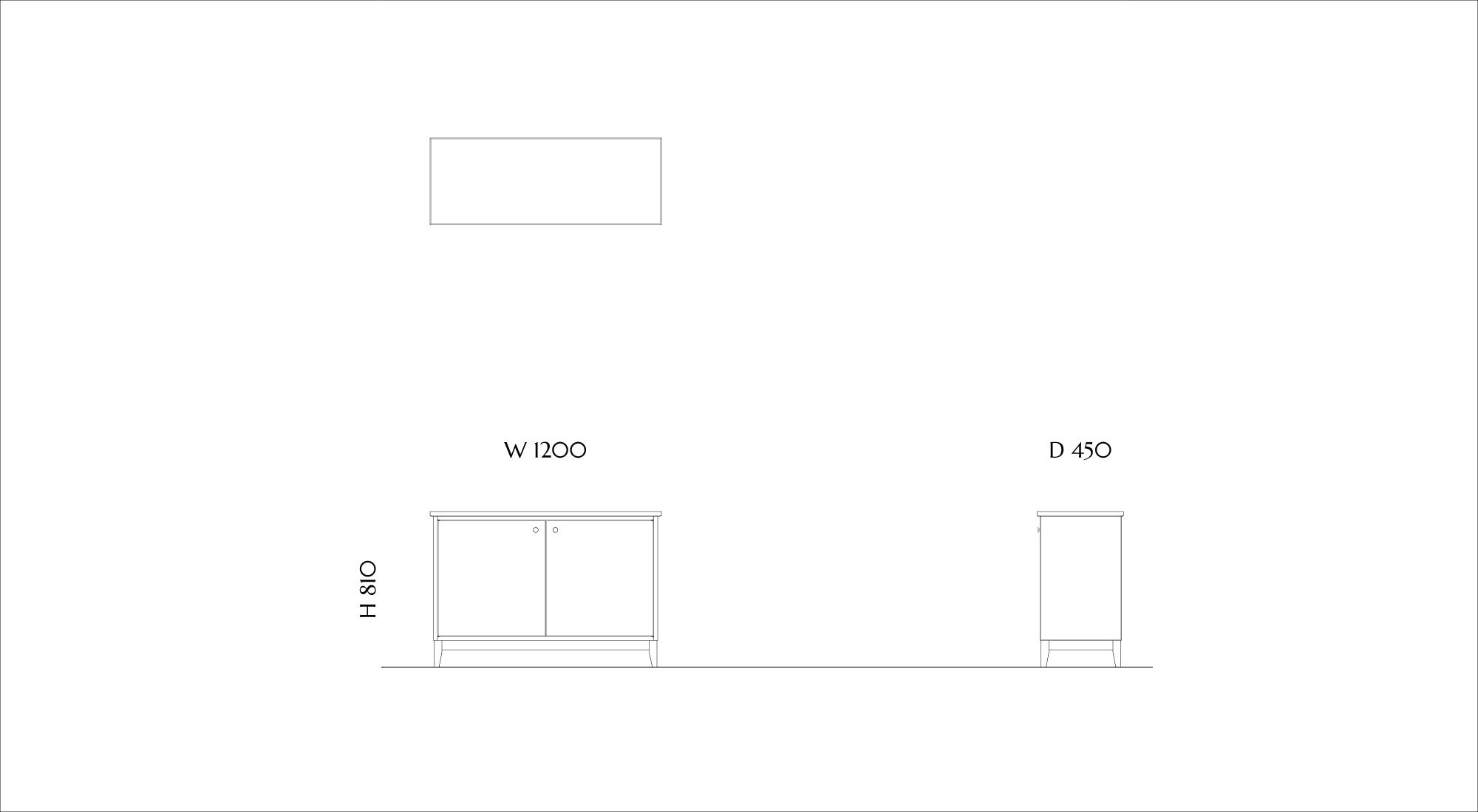 2 Doors Chest CHT-012D