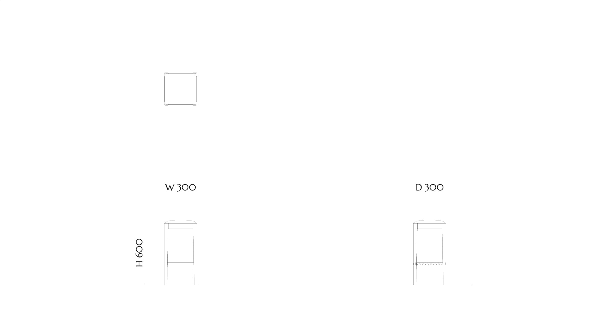 High Stool|Rack STL-022A-H