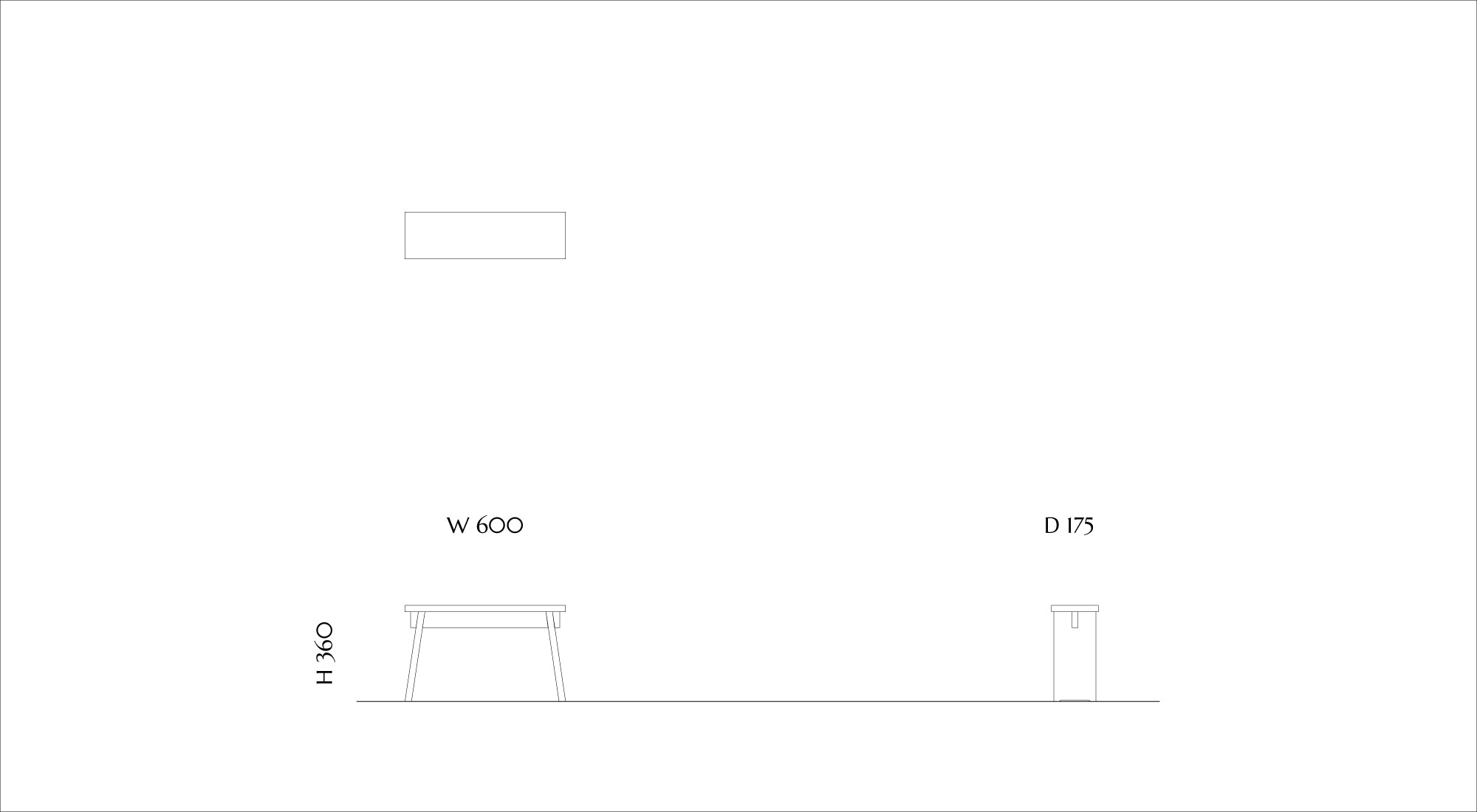 Wood Bench WBN-02C|S