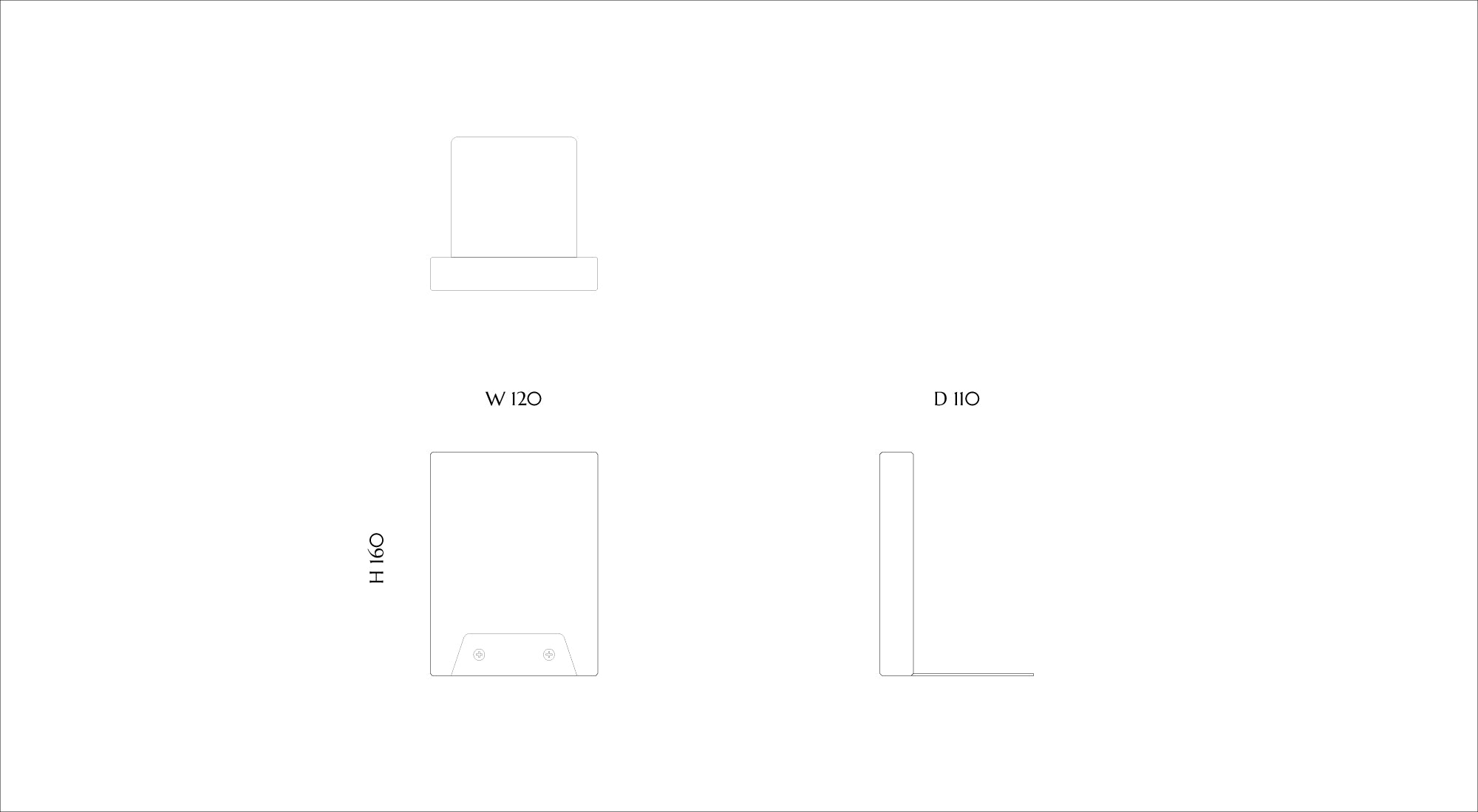Bookend BKE-01B|Steel