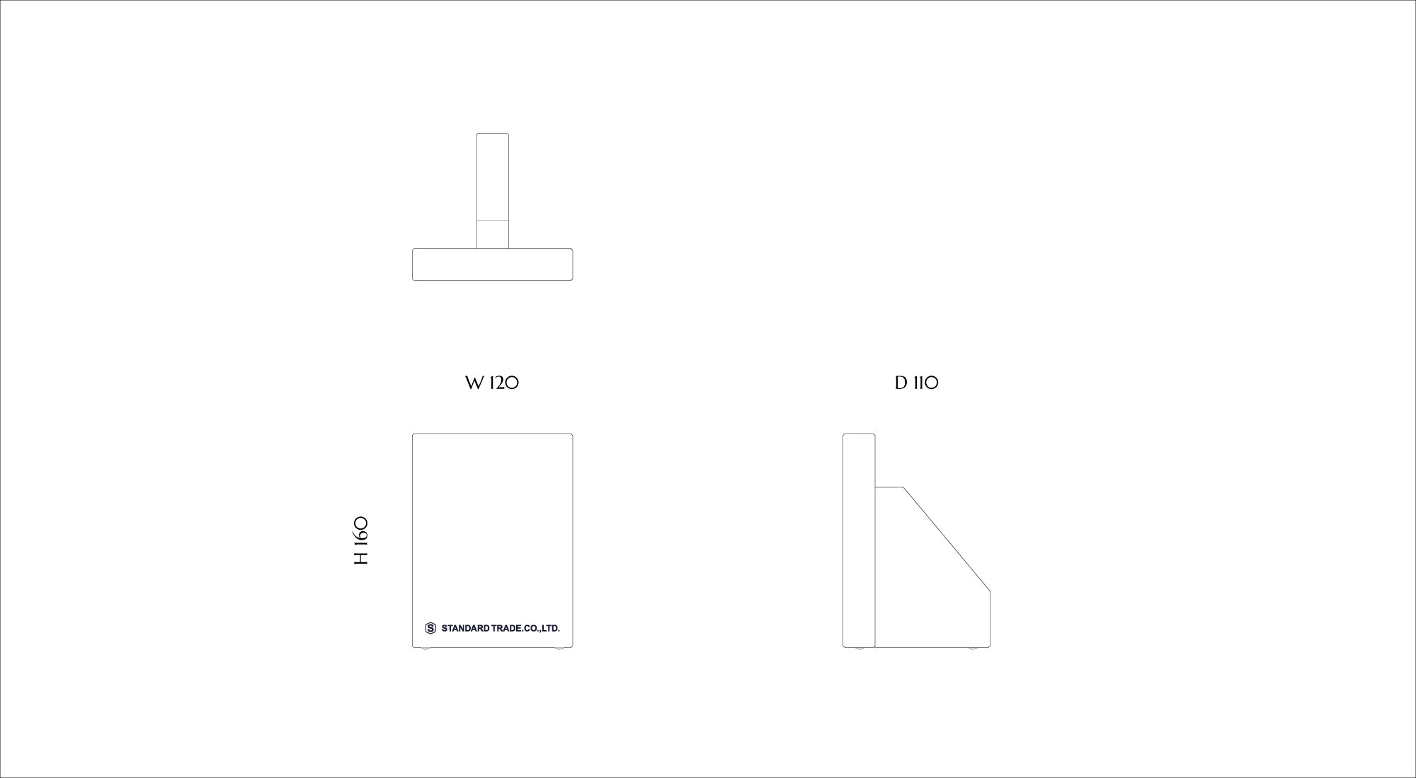 Bookend BKE-02B|Wood