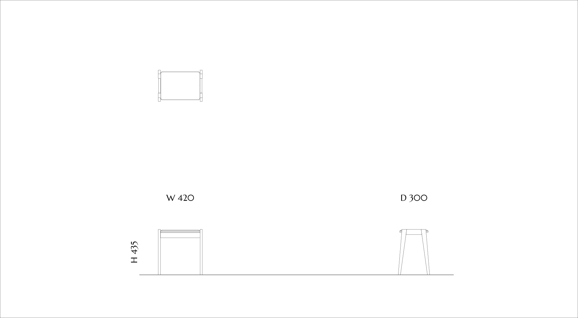 Stool STL-01B