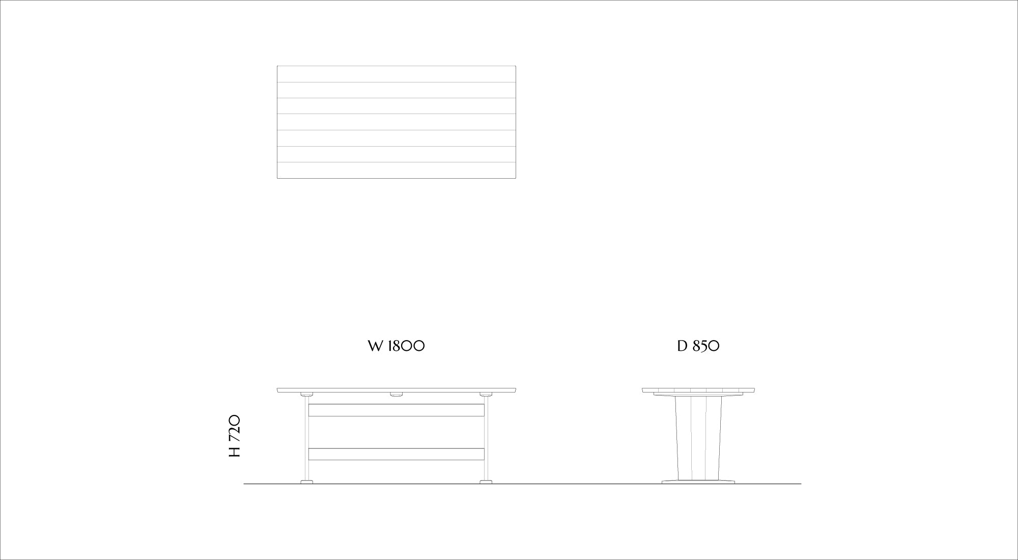 Traditional Table DNT-08A