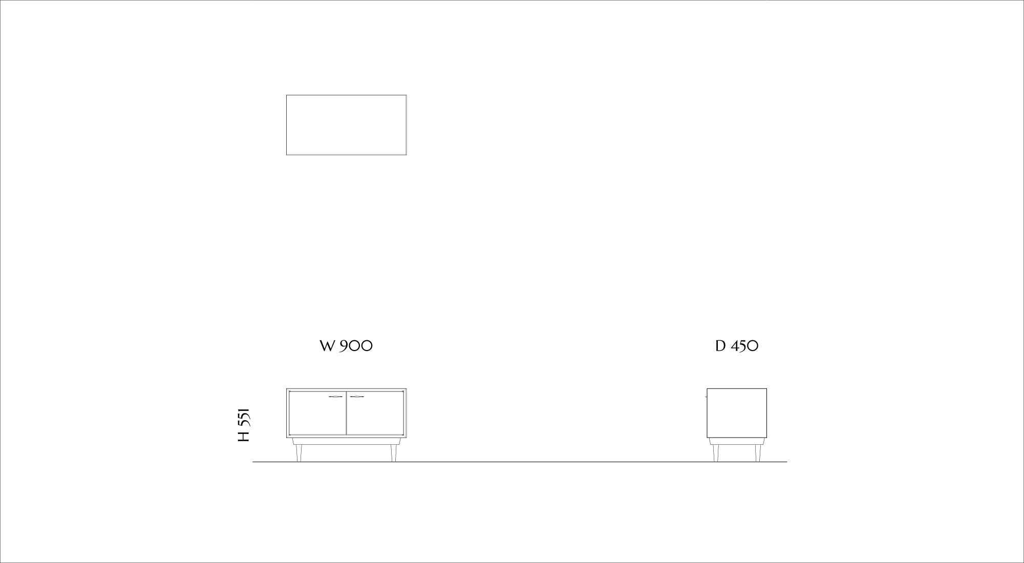 2 Doors Chest|02 CHT-022C|Low