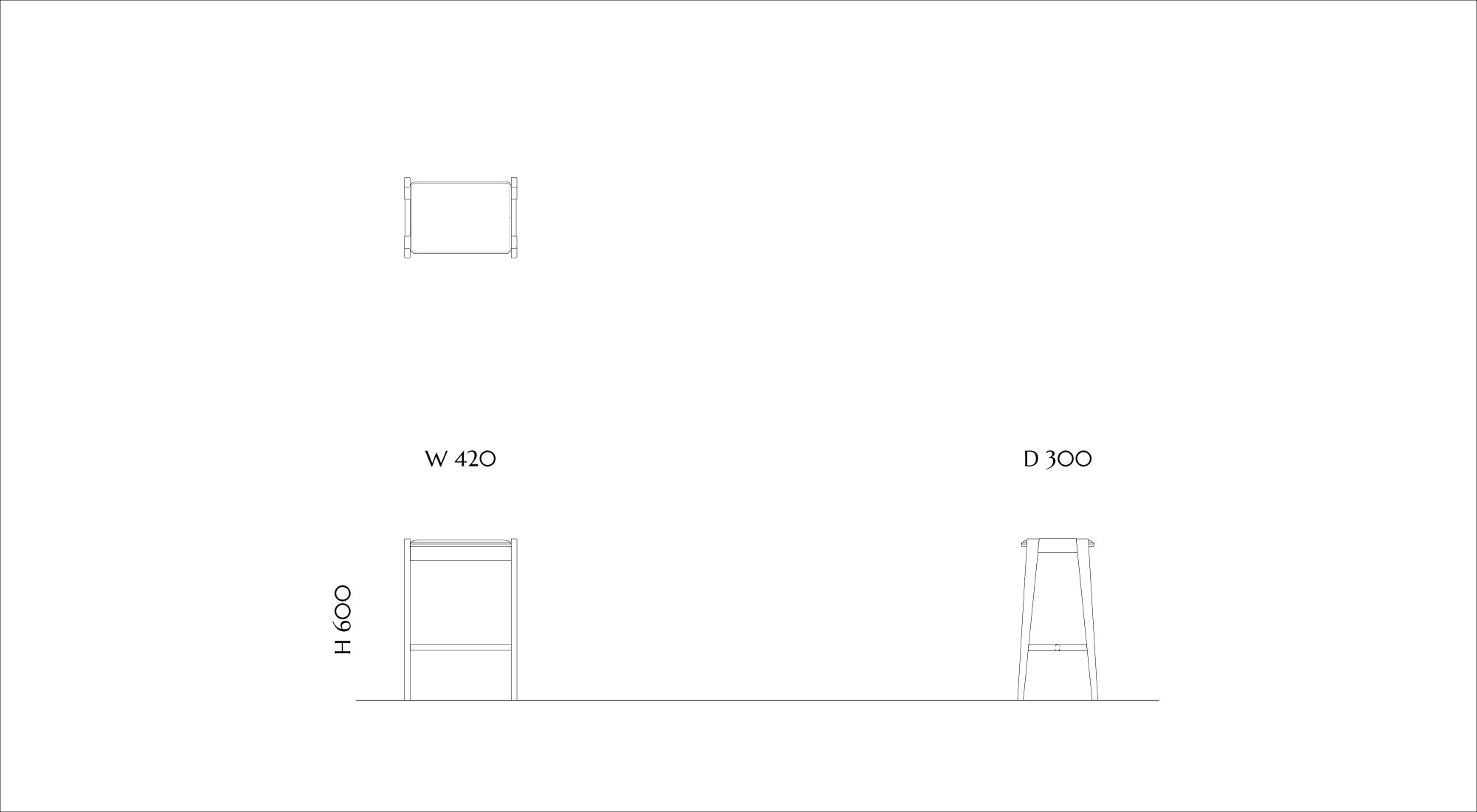 High Stool STL-011A-H