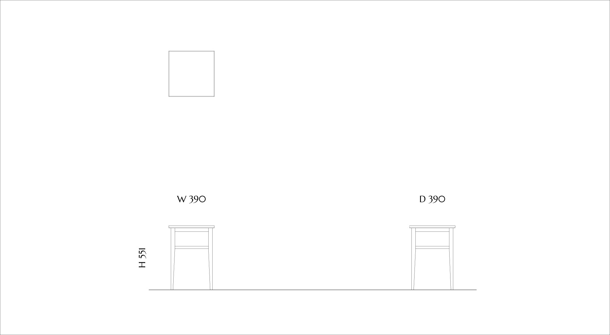 Bedside Table BST-01B