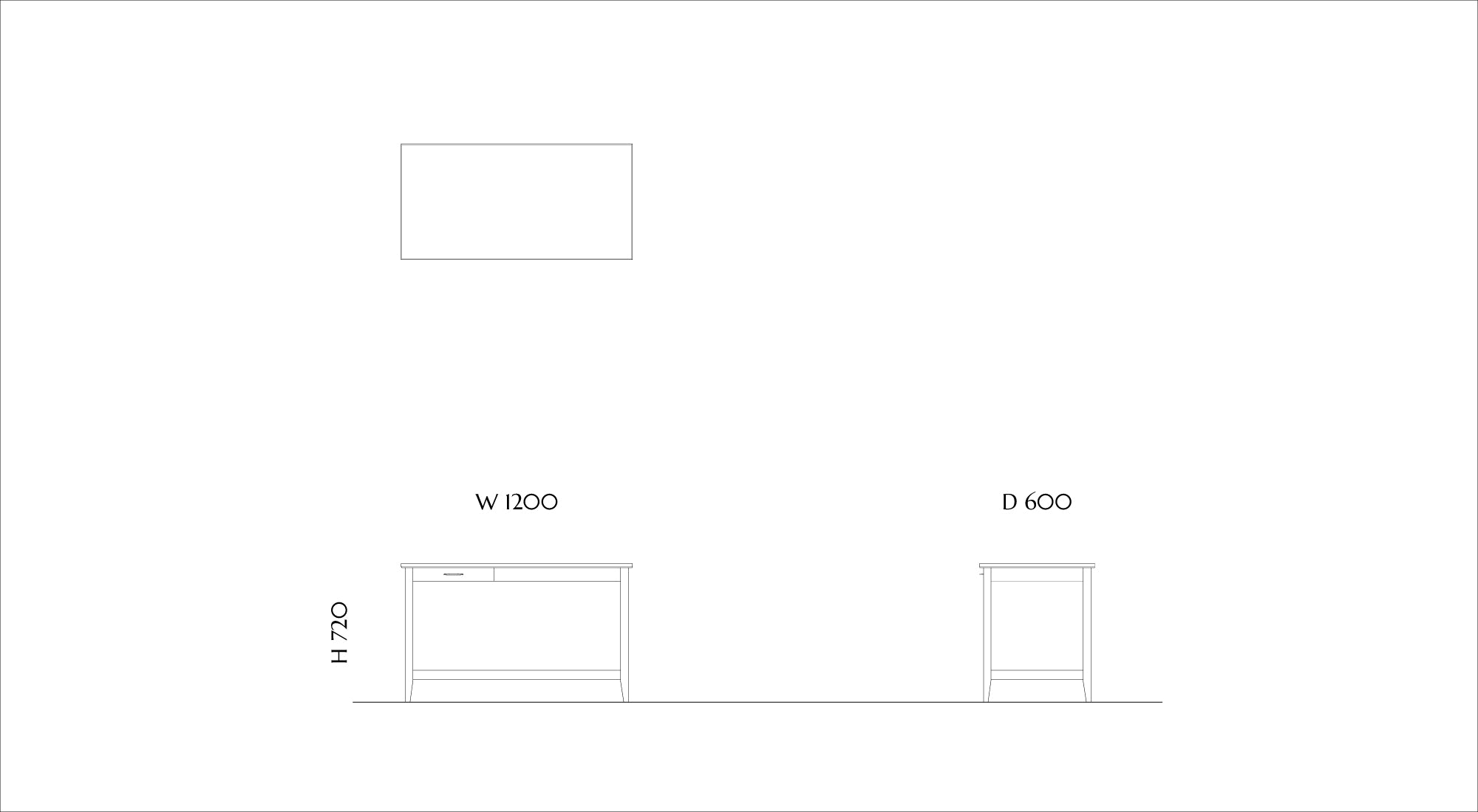 Standard Desk DSK-01D-1LD