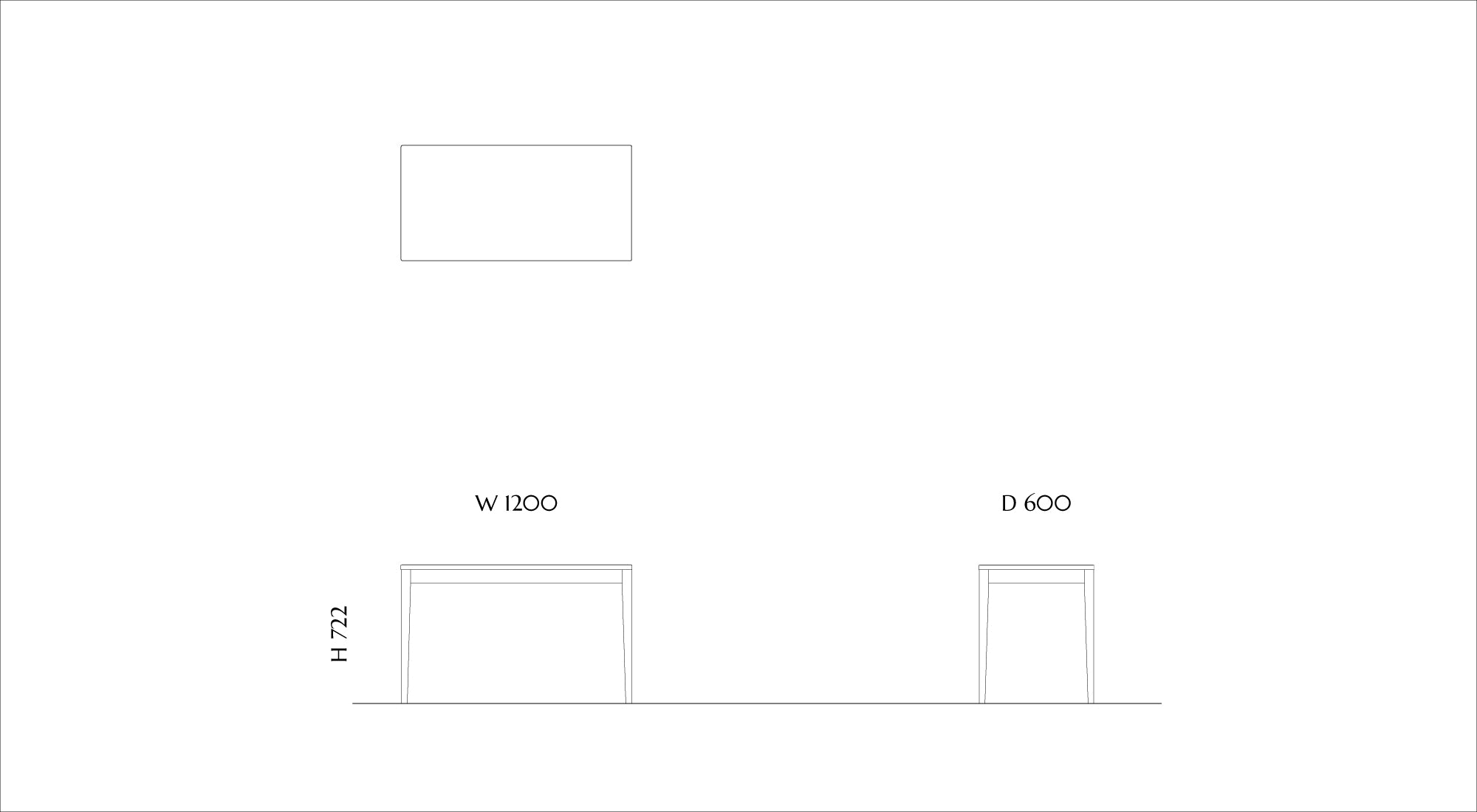 Session Table DSK-04B|Leather