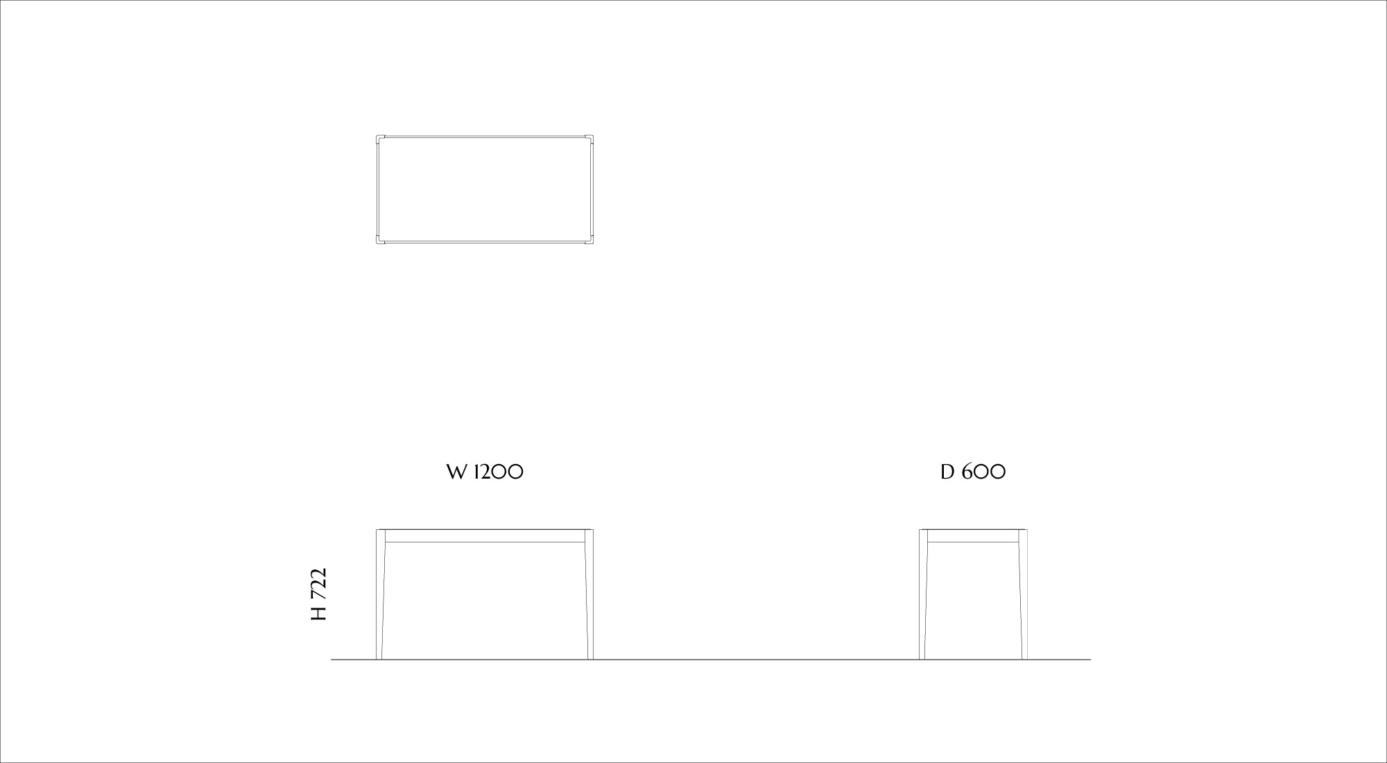 Summit Table DSK-05B|Leather