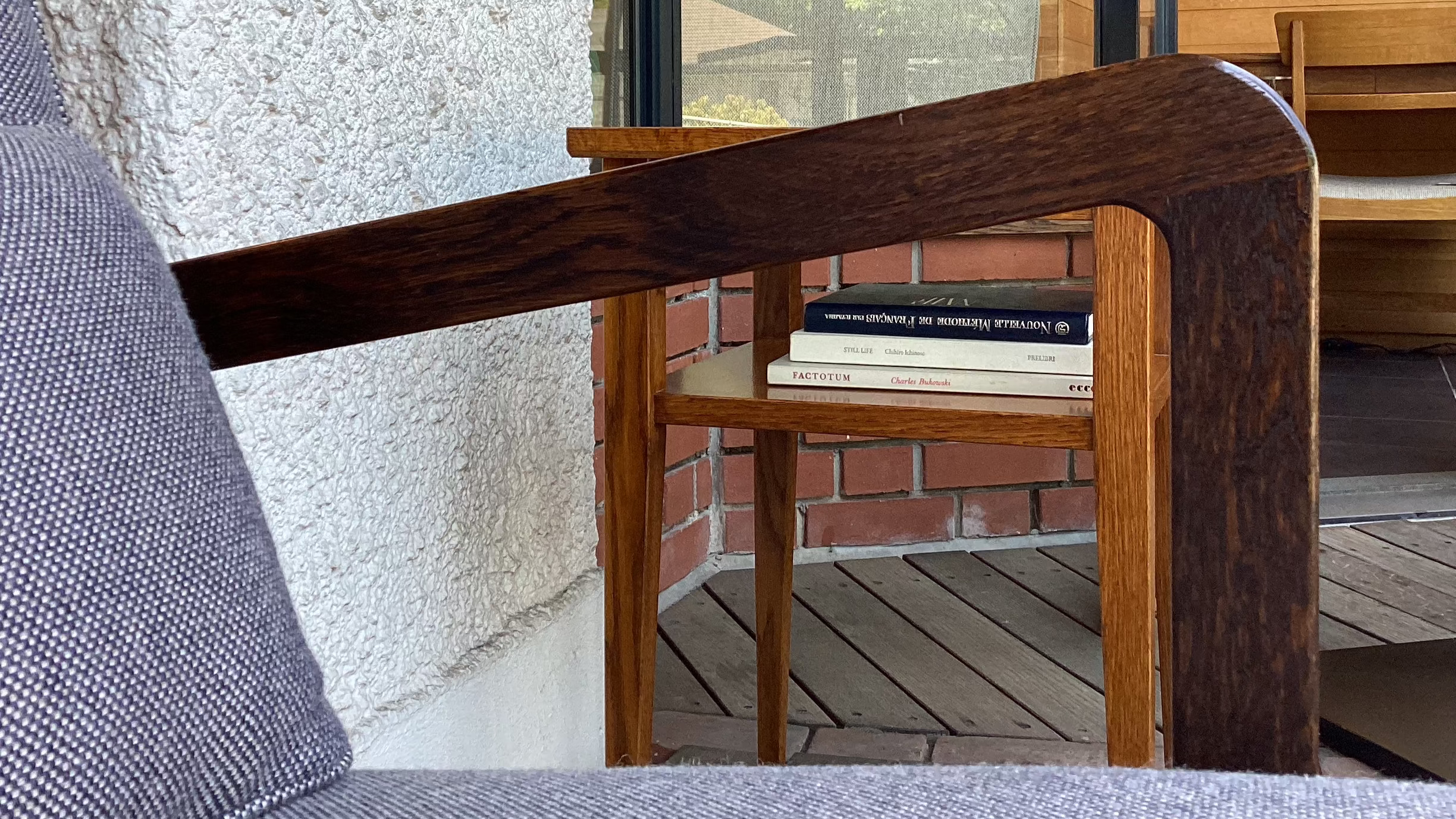 Wooden Arm Sofa