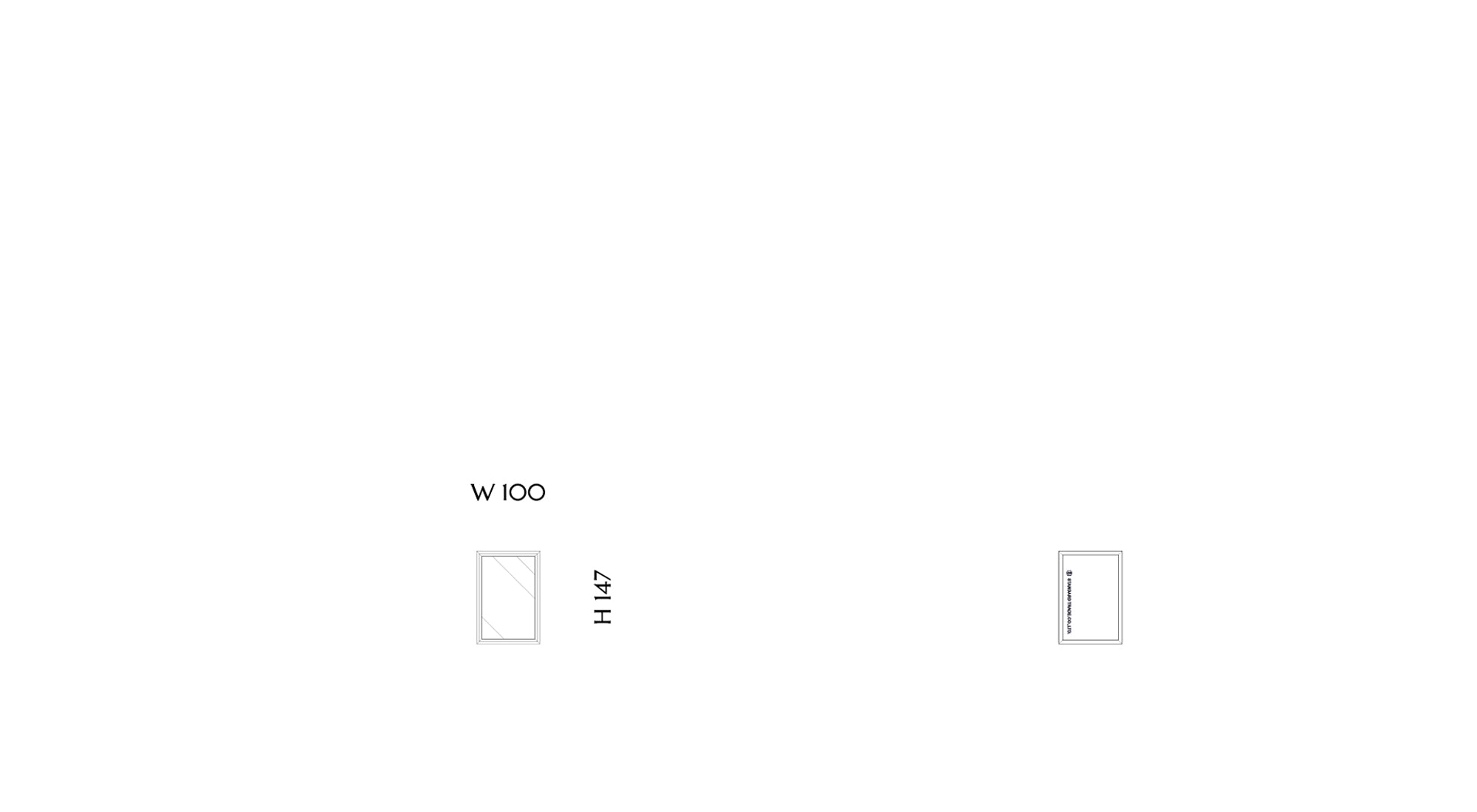 Extra Small Mirror MRR-01B-XS