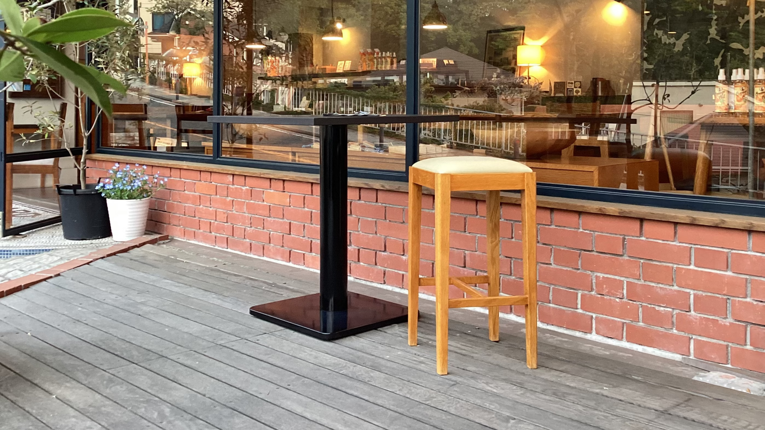 Square High Stool