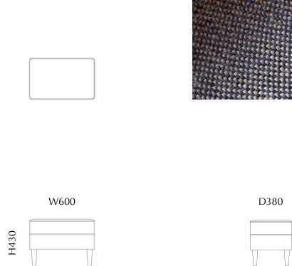 FBN-01B（Fabric Bench） | Chairs & Sofas | STANDARD TRADE.CO.,LTD.